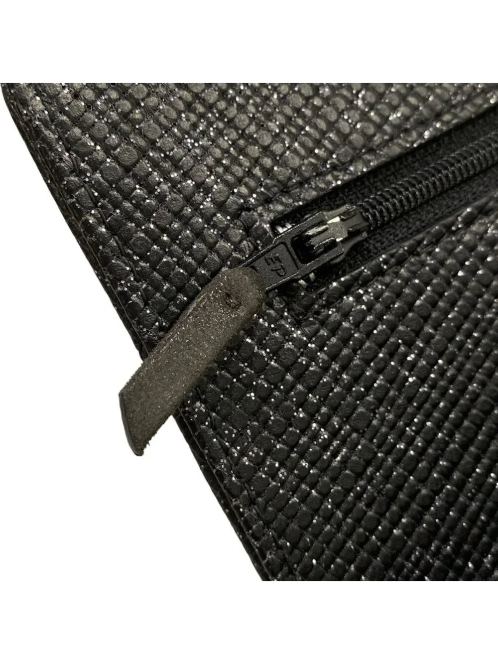 Chanel Wallet Quilted Black Chain Leather Shoulder Bag